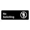 Alpine Industries No Soliciting Sign, 3x9, PK15 ALPSGN-28-15pk